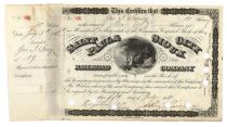 St. Paul & Sioux City RR Co. Signed By Benjamin Brewster As President