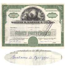 Gustavus Pfeiffer Buys Ten Shares Of William R. Warner And Company