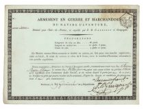 An Early French Privateer Share