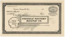 Oakdale Western Railway Co.