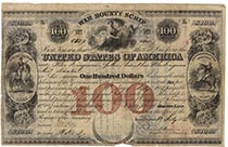 United States War Bounty Scrip $100