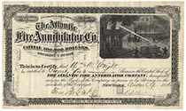 An Outstanding Scripophily Rarity! The Atlantic Fire Annihilator Company