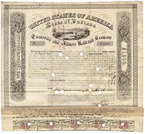 Evansville & Illinois RR Co.  bond