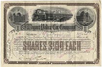 Wagner Palace Car Company Stock Issued To And Signed On Verso By J. Pierpont Morgan