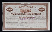 Old Colony RR Co.  bond