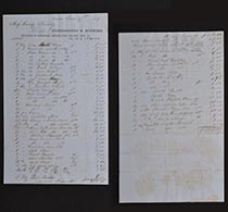 Huntington & Hopkins  receipt