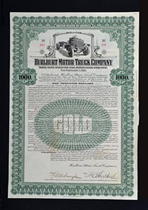 Hurlburt Motor Truck Co.    gold bond