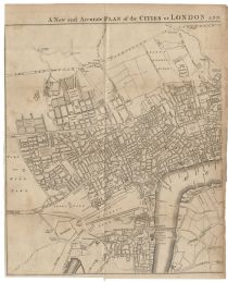 An Early Plan Of The Cities Of London Broadside