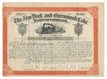 New York and Greenwood Lake Railway Company Stock Issued to Drexel, Morgan & Co.