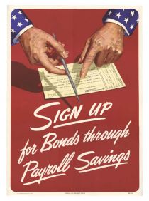 Official U.s. Treasury Poster 1948