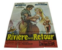 French Language Poster For River Of No Return