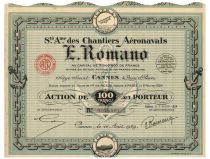 Societe Anonyme Des Chantiers Aeronavais E. Romano