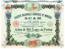 Societe Coloniale Agricole Et Miniere Scam
