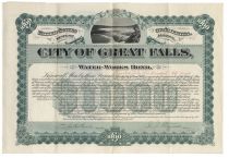 City Of Great Falls, Water-Works Bond