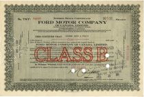 Scarce Issue - Ford Motor Company Of Canada, Limited