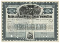 Boston And Albany Railroad Company Terminal Bond