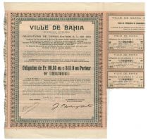 Brazil Bond Issued By The City Of Bahia