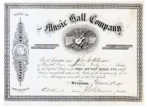 Music Hall Company Stock