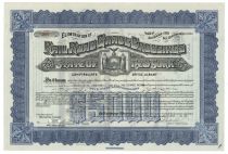 State Of New York "Loan For Canal Improvement" For $5000 - Issued To As Trustee Under Will Of Frederick W. Vanderbilt For William Seward Webb