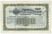 State Of New York Loan For Highway Improvements-issued To But Not Signed By William K. Vanderbilt, Jr.