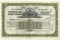 State Of New York Loan For Highway Improvements-issued To William K. Vanderbilt, Jr.
