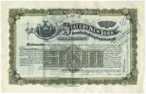 State Of New York Loan For Highway Improvement-Issued To William K. Vanderbilt