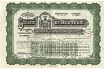 State Of New York General State Improvements Bond For $10,000 Issued To George Vanderbilt