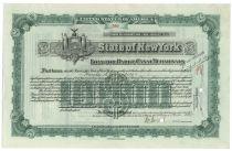 State Of New York “Loan For Barge Canal Terminals” - Issued To Harold S. Vanderbilt