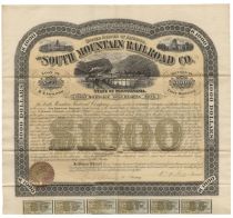 South Mountain Railroad Bond