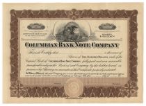 Columbian Bank Note Company - Unissued