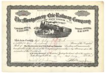 The Montgomery And Erie Railway Company Of New York