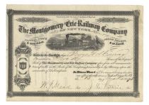 The Montgomery And Erie Railway Company Of New York