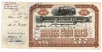 Northwest Equipment Company Of Minnesota Issued To And Signed On Verso By Henry Kirke Porter