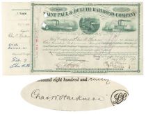 NP Issued To And Signed By Charles Harkness