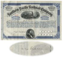 Northern Pacific Issued To Samuel Felton, Who Helped Ensure The Failure Of An 1860 Assassination Attempt On President Lincoln