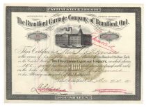 Brantford Carriage Company, Of Brantford, Ontario