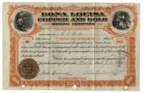 Dona Louisa Copper And Gold Mining Co.