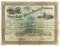The Astor Gold And Silver Mining Co. Of Nevada