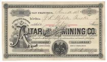 Altar Gold & Silver Mining Co.