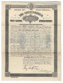The Greenbrier White Sulphur Springs Company