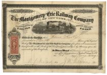 The Montgomery And Erie Railway Company Of New York