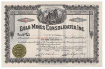 Gold Mines Consolidated Inc.