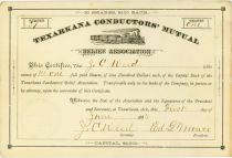 Texarkana Conductors’ Mutual Relief Association - Arkansas