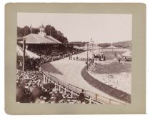 Bicycle Race At Willow Grove Park, C. 1890’s