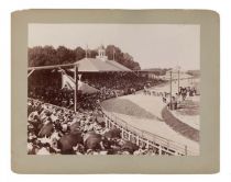 Bicycle Race At Willow Grove Park, C. 1890’s