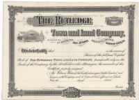 The Rutledge Town And Land Company