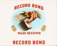 Record Bond Inner Label