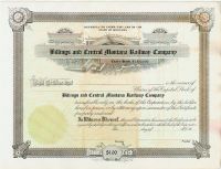 Billings And Central Montana Railway Company