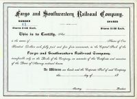 Fargo And Southwestern Railroad Company