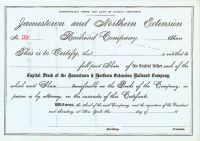 Jamestown And Northern Extension Railroad Company